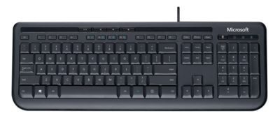 Microsoft - Wired Keyboard - Black